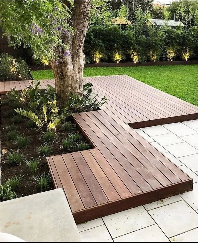 Taman Decking, Decking Kayu Ulin