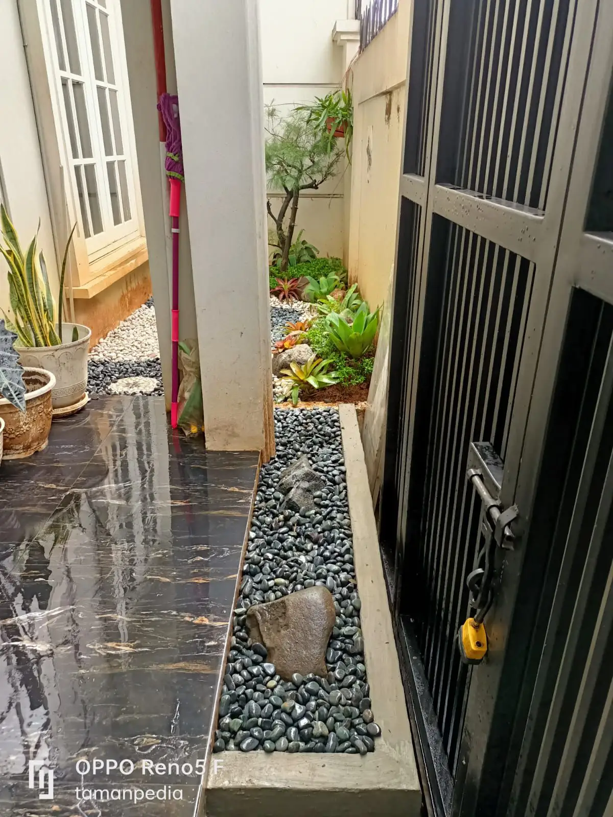 taman kering minimalis