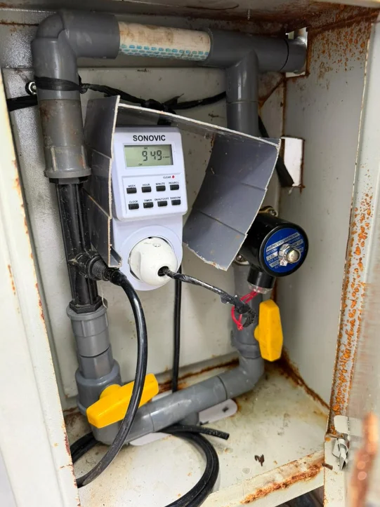 Timer Vertical garden