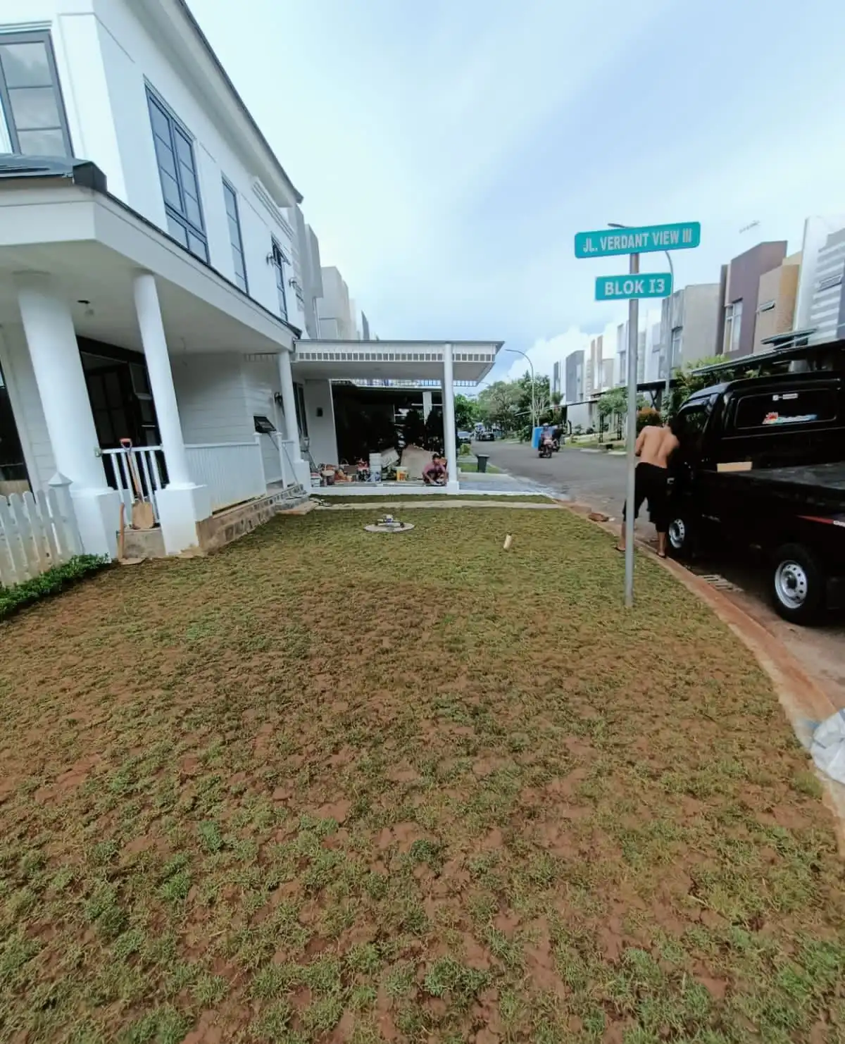 rumput jepang taman minimalis bsd tangerang