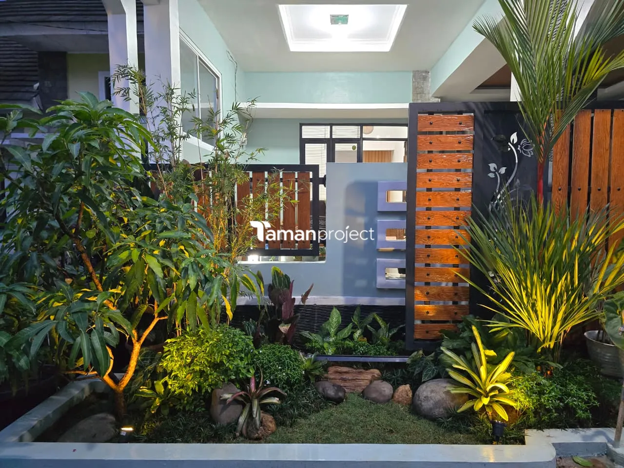 Proyek Taman Minimalis di Pakansari Cibinong - Pak Supri