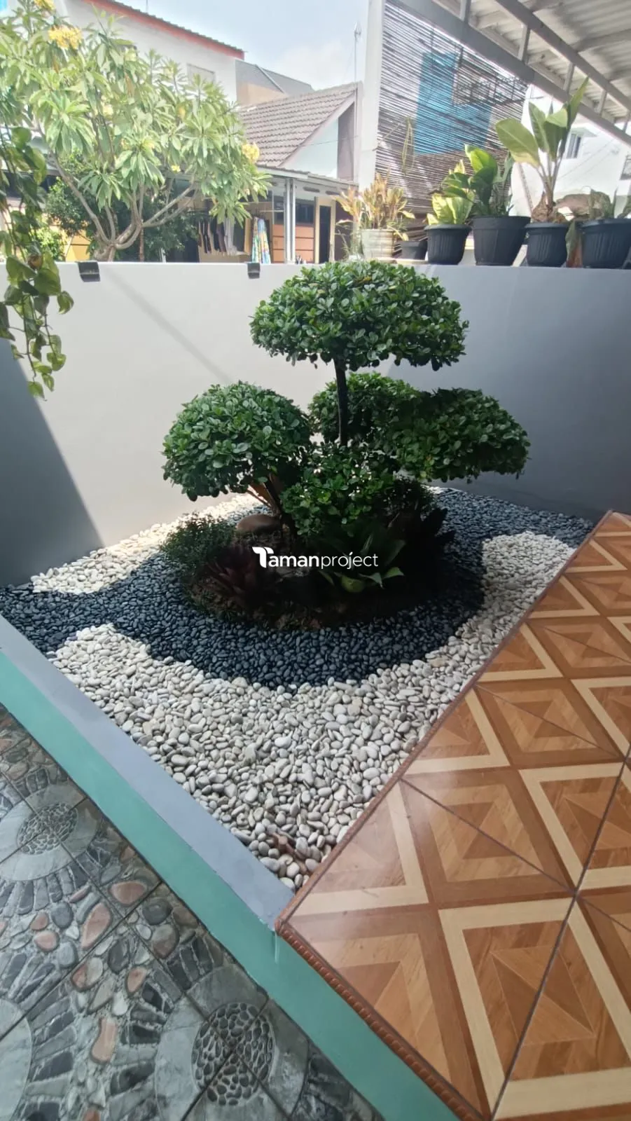Proyek Taman Kering/ Zen Garden | Pak Fendi, Bekasi