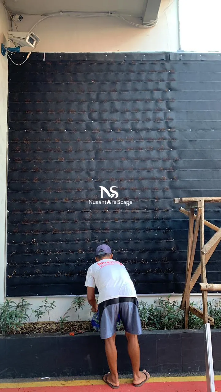 Proyek Vertical Garden Karpet di LAPAS NARKOTIKA CIPINANG - Foto Gallery 2