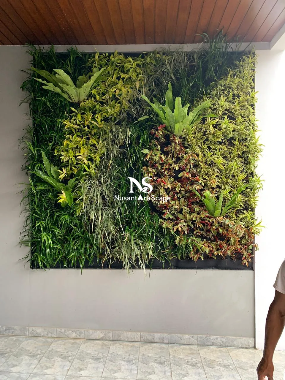 Proyek Vertical Garden Karpet Geotextile | Ibu Sito Resmi - Kreo Tangerang - Foto Gallery 3