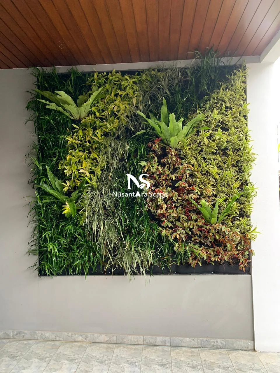 Proyek Vertical Garden Karpet Geotextile | Ibu Sito Resmi - Kreo Tangerang - Foto Gallery 5