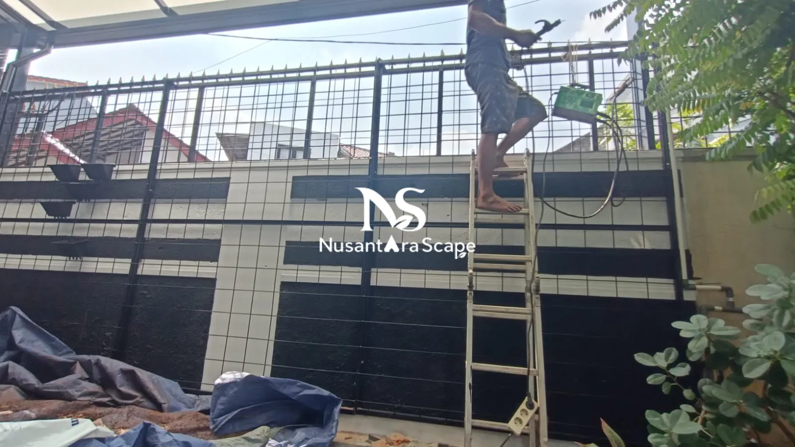 Proyek Vertical Garden Pot, Kolam Relief, Taman Minimalis - Dr Ika, Pasar Rebo - Foto Gallery 7