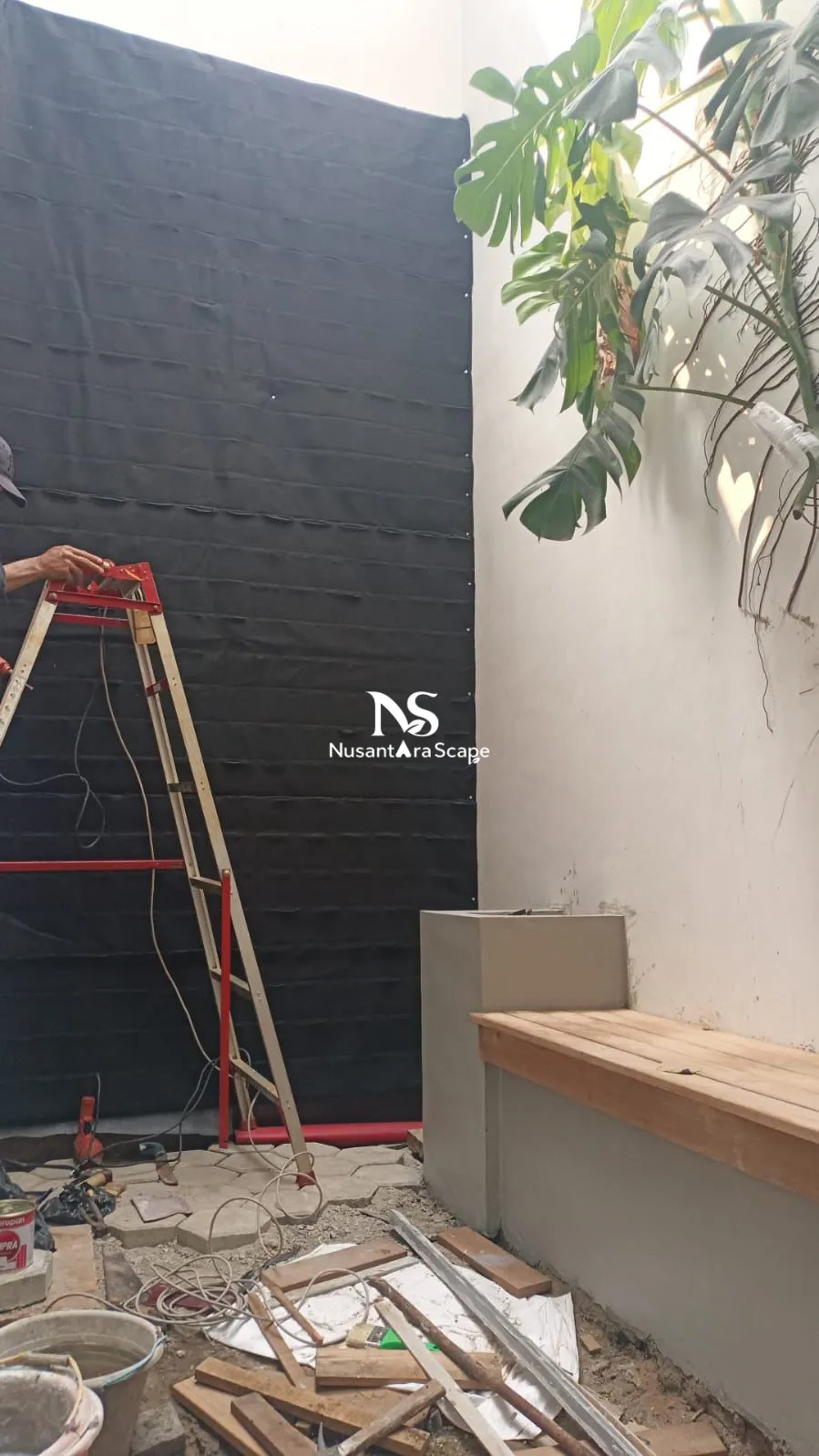 Proyek Vertical Garden Karpet Ibu Anatasya - Balboa Bintaro - Foto Gallery 5