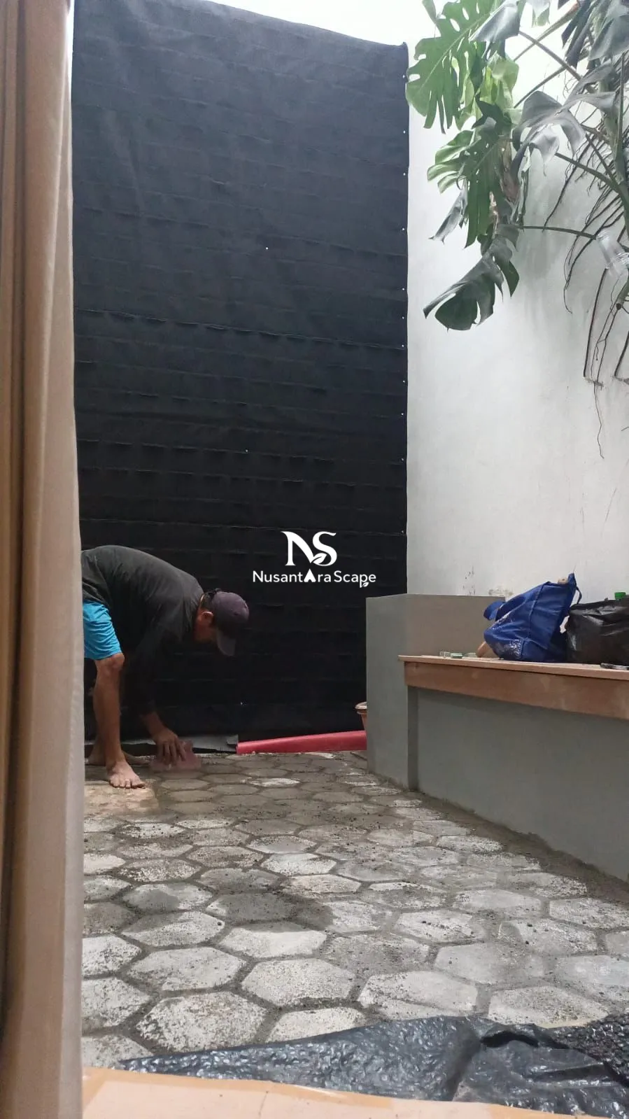 Proyek Vertical Garden Karpet Ibu Anatasya - Balboa Bintaro - Foto Gallery 2