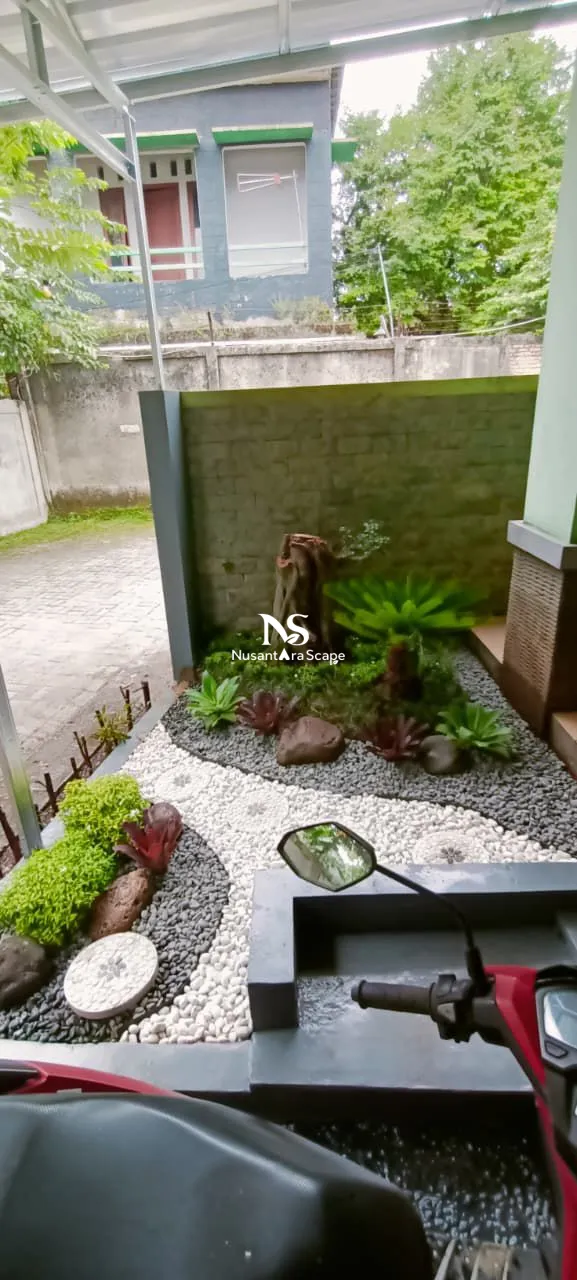 Proyek Taman Kering Minimalis di Depok - Foto Gallery 1