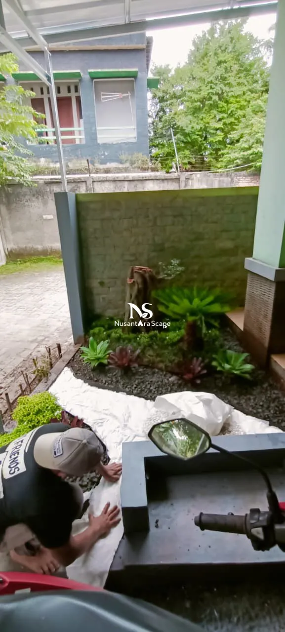 Proyek Taman Kering Minimalis di Depok - Foto Gallery 4