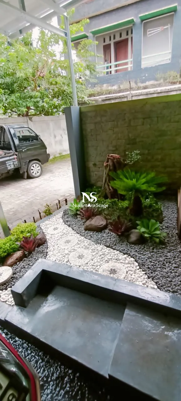 Proyek Taman Kering Minimalis di Depok - Foto Gallery 3