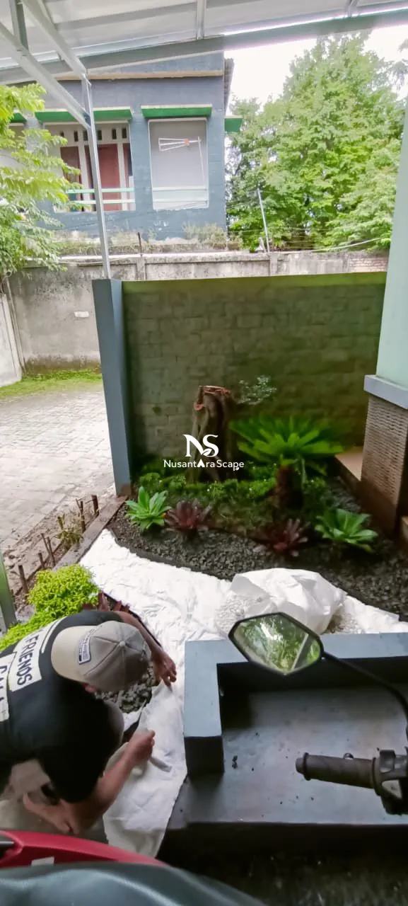 Proyek Taman Kering Minimalis di Depok - Foto Gallery 7