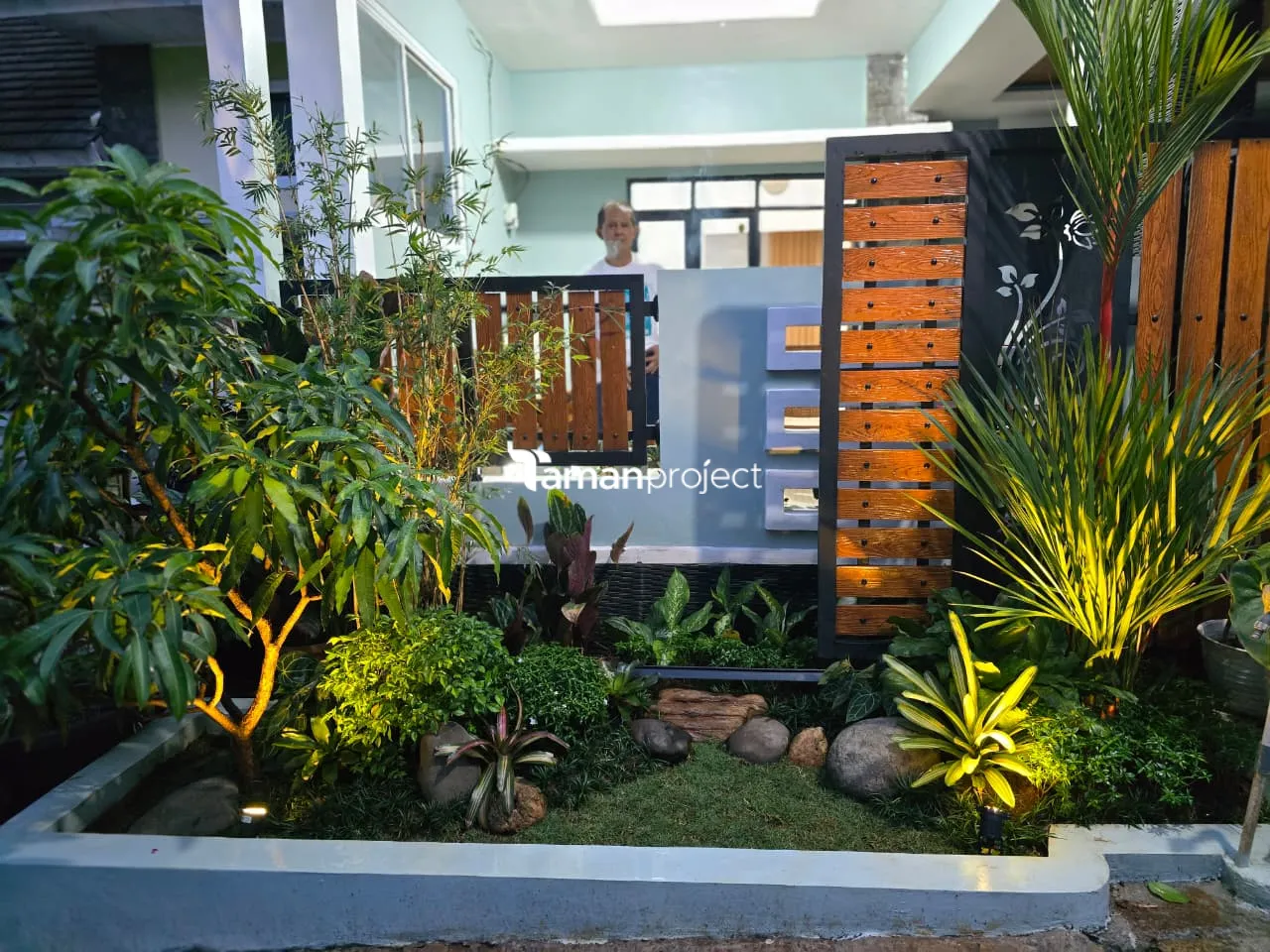 Proyek Taman Minimalis di Pakansari Cibinong - Pak Supri