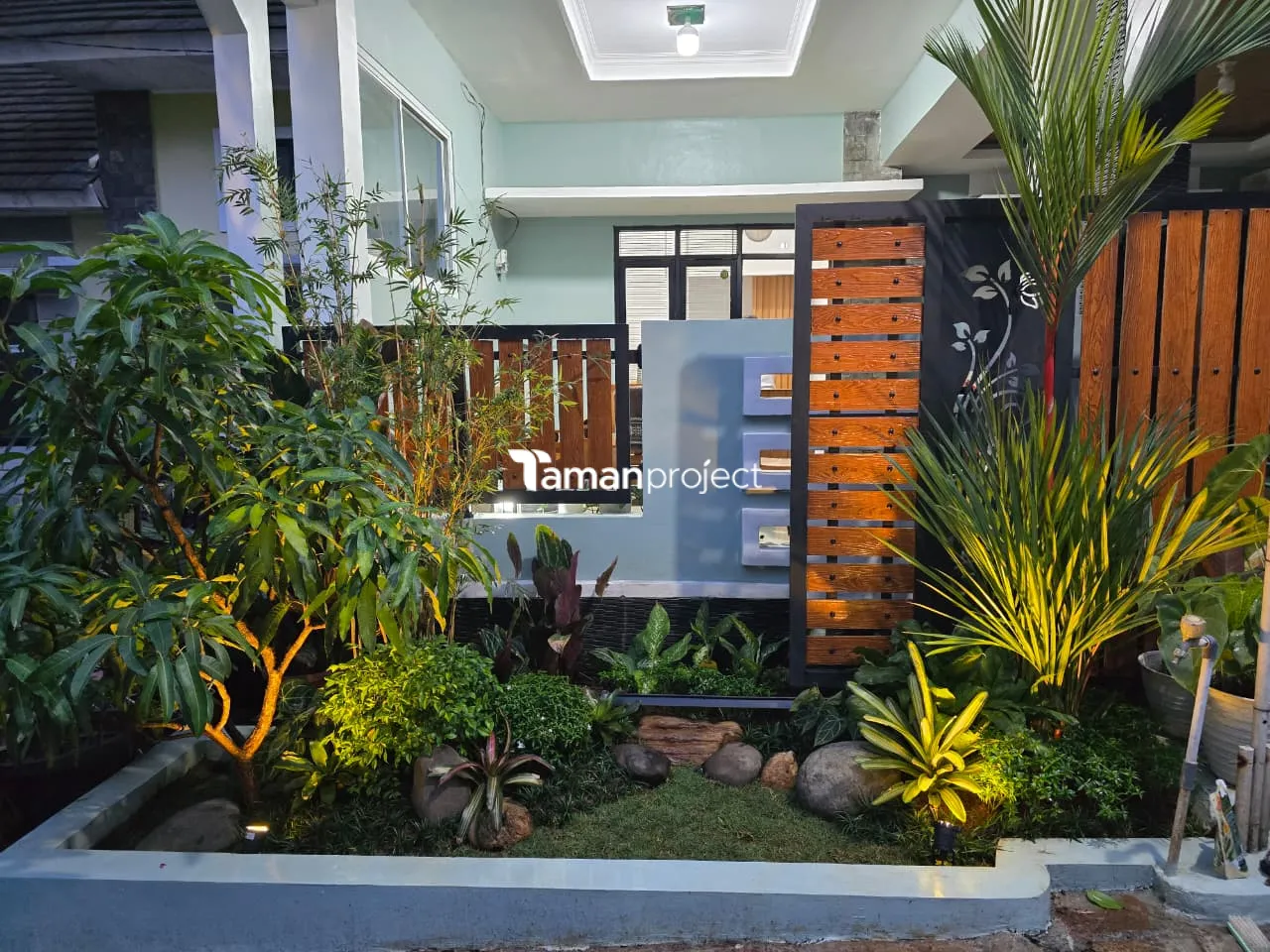 Proyek Taman Minimalis di Pakansari Cibinong - Pak Supri